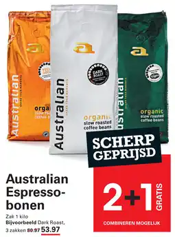 Sligro Australian Espresso bonen aanbieding