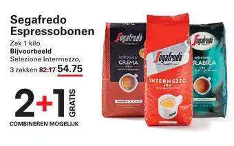 Sligro Segafredo Espressobonen aanbieding