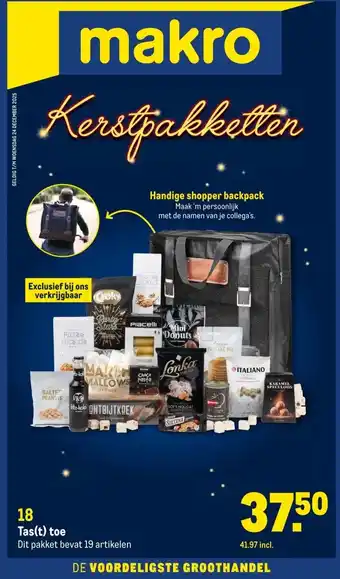 Makro Tas(t) toe aanbieding