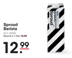 Sligro Sproud Barista aanbieding