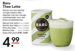 Sligro Baru Thee Latte aanbieding