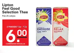 Sligro Lipton Feel Good Selection Thee aanbieding