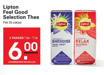 Sligro Lipton Feel Good Selection Thee aanbieding