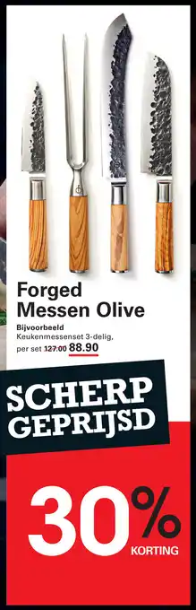 Sligro Forged Messen Olive aanbieding