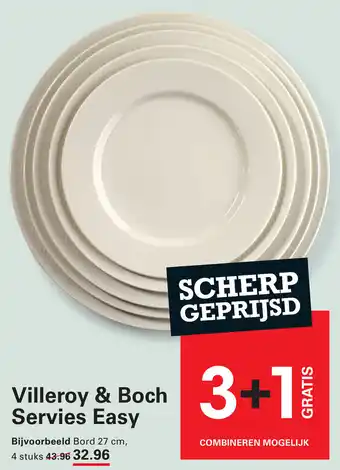 Sligro Villeroy & Boch Servies Easy aanbieding