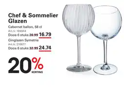 Sligro Chef & Sommelier Glazen aanbieding