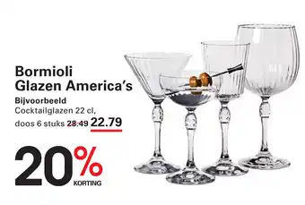 Sligro Bormioli Glazen America's aanbieding