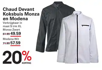 Sligro Chaud Devant Koksbuis Monza en Modena aanbieding