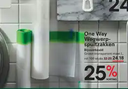 Sligro One Way Wegwerp spuitzakken aanbieding