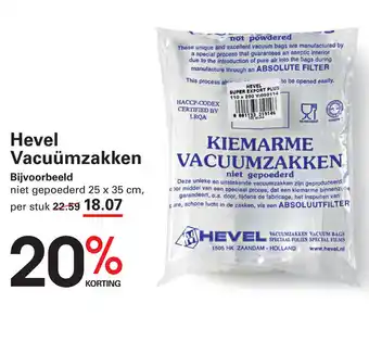 Sligro Hevel Vacuümzakken aanbieding