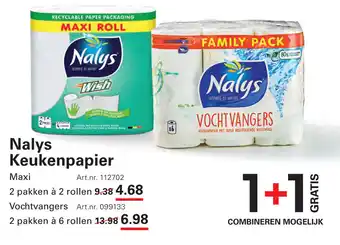Sligro Nalys Keukenpapier aanbieding