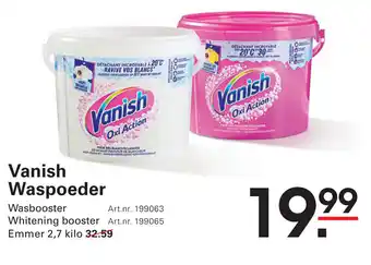 Sligro Vanish Waspoeder aanbieding