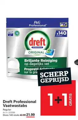 Sligro Dreft Professional Vaatwastabs aanbieding