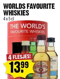 Dirck 3 Worlds favourite whiskies aanbieding
