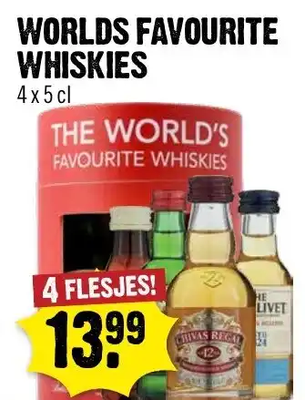 Dirck 3 Worlds favourite whiskies aanbieding