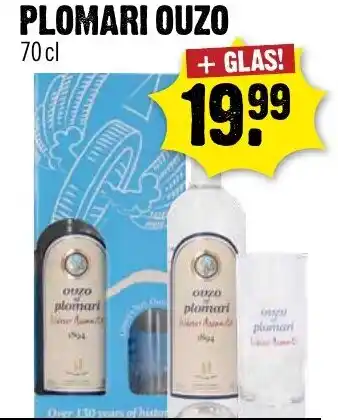 Dirck 3 Plomari Ouzo aanbieding