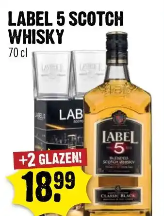 Dirck 3 Label 5 scotch whisky aanbieding