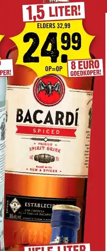 Dirck 3 Bacardí spiced aanbieding
