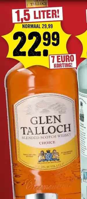 Dirck 3 Glen talloch aanbieding