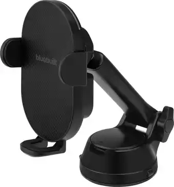 Coolblue BlueBuilt Auto Telefoonhouder met Zuignap Dashboard/Luchtrooster met Draadloos Opladen aanbieding