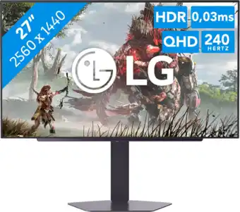 Coolblue LG UltraGear OLED 27GX704A-B aanbieding