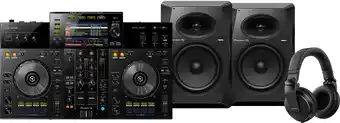 Coolblue Pioneer DJ XDJ-RR + Pioneer DJ HDJ-X5 Zwart + Pioneer VM80 (per paar) aanbieding