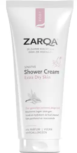 De Online Drogist Zarqa Body Sensitive Shower Cream aanbieding