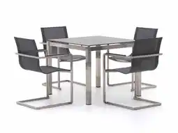 Kees Smit Bernstein Essen/Freiburg 90cm dining tuinset 5-delig aanbieding