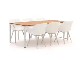 Kees Smit Hartman Sophie/Fontaine 220cm dining tuinset 7-delig aanbieding