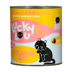 Zooplus Dubbelpak: 2x800g Lucky Lou Adult Gevogelte & Lam natvoer voor katten aanbieding