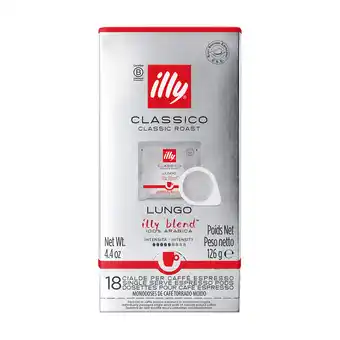 Koffievoordeel.nl illy Monodose Classico Lungo - 18 E.S.E. Pads aanbieding