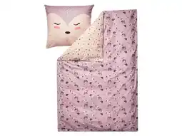 Lidl LIVARNO Kinder dekbedovertrek 140 x 200 cm (Lichtroze) aanbieding