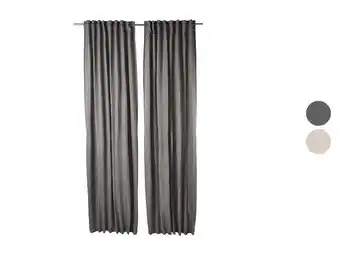 Lidl LIVARNO Verduisterende gordijnen 135 x 254 cm aanbieding