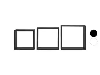 Lidl LIVARNO home 3 wandkubussen aanbieding