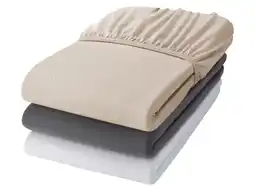 Lidl LIVARNO Jersey hoeslaken 140-160 x 200 cm aanbieding