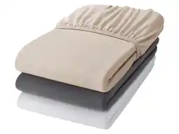 Lidl LIVARNO Jersey hoeslaken 140-160 x 200 cm aanbieding