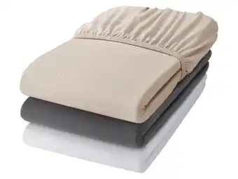 Lidl LIVARNO Jersey hoeslaken 140-160 x 200 cm aanbieding