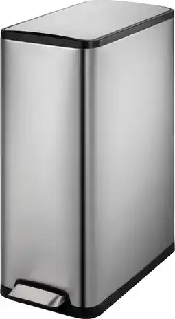 Bol.com EKO Ecoslim Prullenbak - 2x 20 l - Mat RVS aanbieding