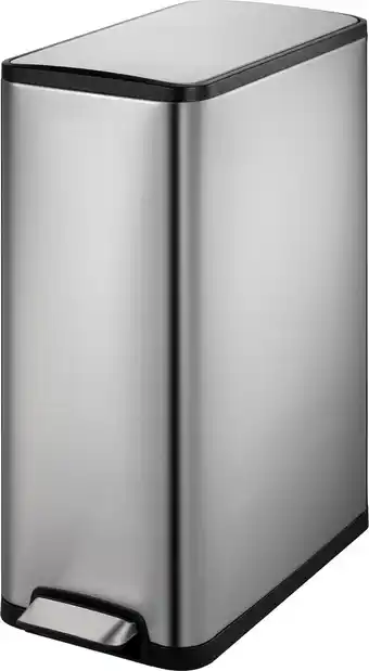 Bol.com EKO Ecoslim Prullenbak - 2x 20 l - Mat RVS aanbieding