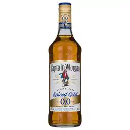 Dirck 3 Captain Morgan Spiced Gold 0.0 70 cl aanbieding