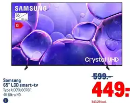 Makro Samsung 65 LCD smart-tv aanbieding