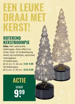 GroenRijk Roterend kerstboompje aanbieding