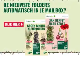 GroenRijk De nieuwste folders automatisch in je mailbox aanbieding