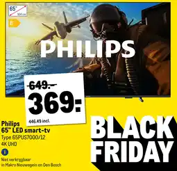 Makro Philips 65 led smart-tv aanbieding
