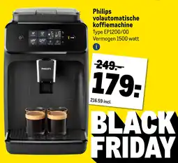 Makro Philips volautomatische koffiemachine aanbieding