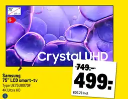 Makro Samsung 75 lcd smart-tv aanbieding