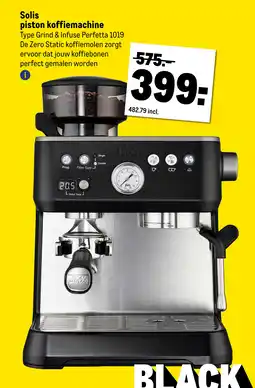 Makro Solis piston koffiemachine aanbieding