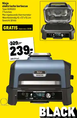 Makro Ninja elektrische barbecue aanbieding