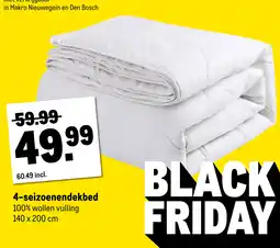 Makro 4-seizoenendekbed aanbieding