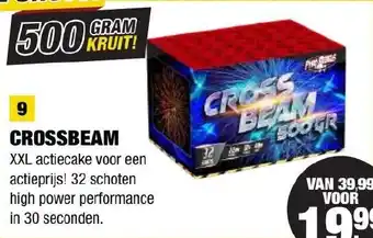Kevin's Vuurwerkhal Crossbeam aanbieding